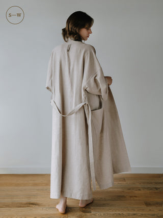 Melange Linen Blend Gown 4