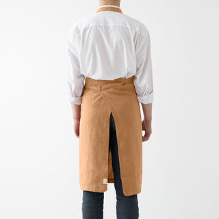 Clay Linen Chef Apron 3