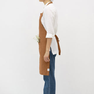 Clay Linen Daily Apron 2