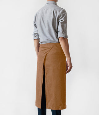 Clay Linen Garcon Apron 3