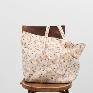 Fall Watercolor Linen Big Bag 2