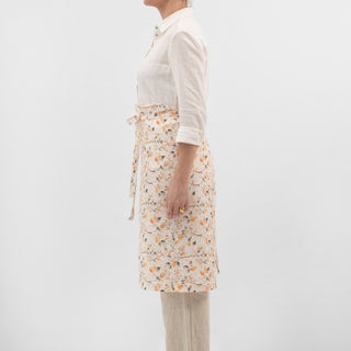 Fall Watercolor Linen Garcon Apron 2