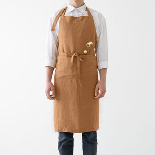 Clay Linen Chef Apron 1