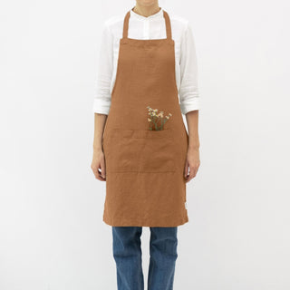Clay Linen Daily Apron 1