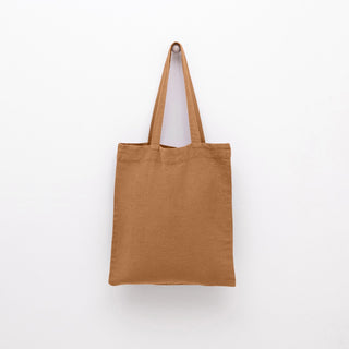 Clay Linen Tote Bag 1