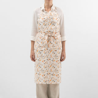 Fall Watercolor Linen Chef Apron 1