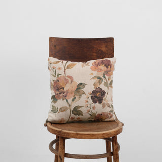 Vintage Roses Linen Cushion Cover 