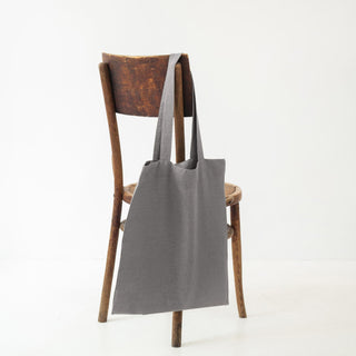 Stone Linen Tote Bag 2