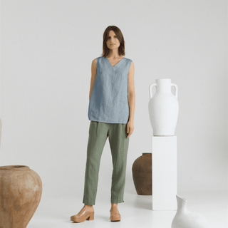 Allure Linen Daffodil Top - Linen Tales B2B 