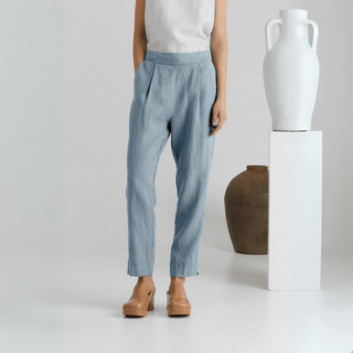 Allure Linen Gladiolus Pants - Linen Tales 