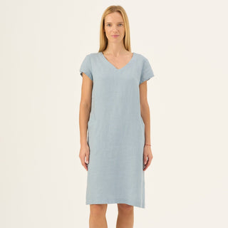 Allure Linen Goldenrod Dress - Linen Tales B2B 