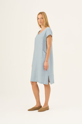 Allure Linen Goldenrod Dress - Linen Tales B2B 