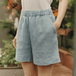 Allure Linen Hip - Hop Shorts - Linen Tales B2B 