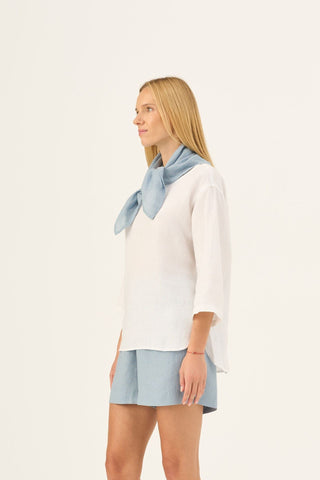 Allure Linen Mallow Scarf - Linen Tales B2B 