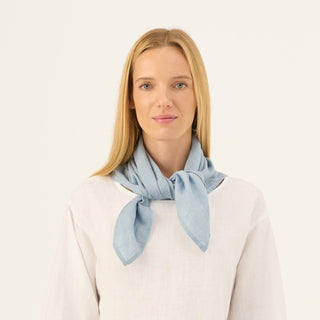 Allure Linen Mallow Scarf - Linen Tales B2B 