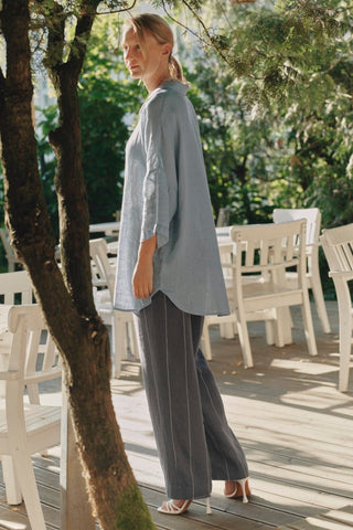 Allure Linen Oregano Shirt - Linen Tales B2B 