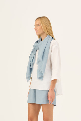 Allure Linen Woodbine Scarf - Linen Tales B2B 
