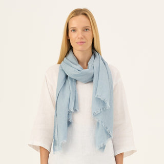 Allure Linen Woodbine Scarf - Linen Tales B2B 