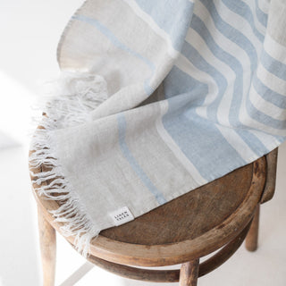 Allure Stripe Linen Beach Towel - Linen Tales B2B 3