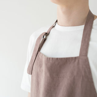Ashes of Roses Linen Chef Apron - Linen Tales B2B 3