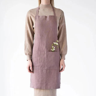 Ashes of Roses Linen Daily Apron - Linen Tales B2B 