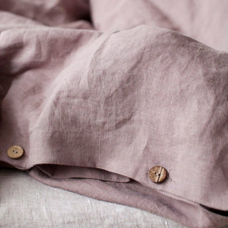 Ashes of Roses Linen Duvet Cover - Linen Tales B2B 3