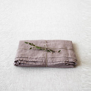 Ashes of Roses Linen Flat Sheet - Linen Tales B2B 