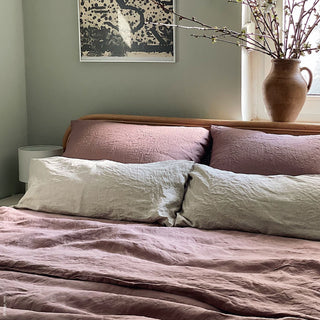 Ashes of Roses Linen Pillowcase - Linen Tales B2B 