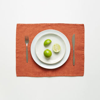 Baked Clay Linen Placemat - Linen Tales B2B 