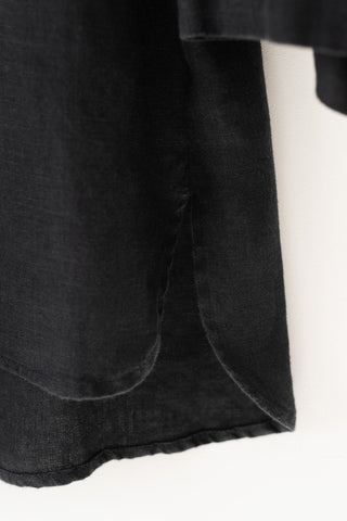 Black Linen Bilberry Top - Linen Tales B2B 4