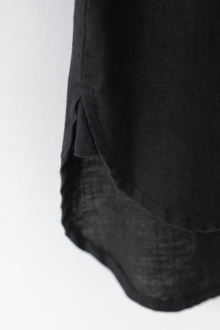 Black Linen Larch Shirt - Linen Tales B2B 9