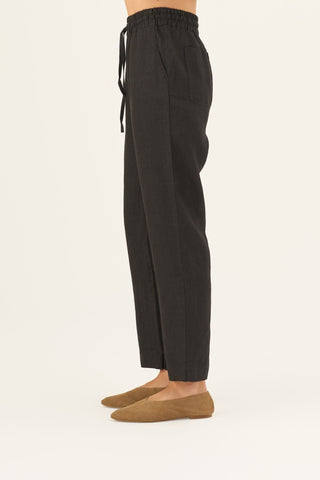 Black Linen Octave Trousers - Linen Tales B2B 5