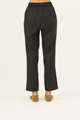 Black Linen Octave Trousers - Linen Tales B2B 6