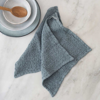 Blue Fog Linen Dishcloth Set of 2 - Linen Tales B2B 3