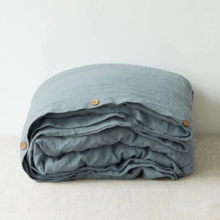 Blue Fog Linen Duvet Cover - Linen Tales B2B 