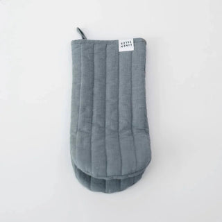 Blue Fog Linen Oven Mitt - Linen Tales B2B 
