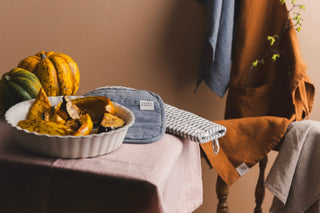 Blue Fog Linen Potholder - Linen Tales B2B 5