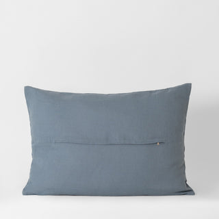 Blue Fog Linen Quilted Pillow Shams - Linen Tales B2B 3
