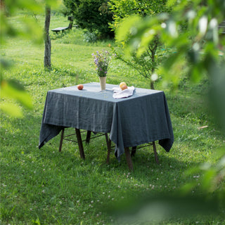 Blue Fog Linen Tablecloth - Linen Tales B2B 