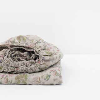 Botani Linen Fitted Sheet - Linen Tales B2B 1