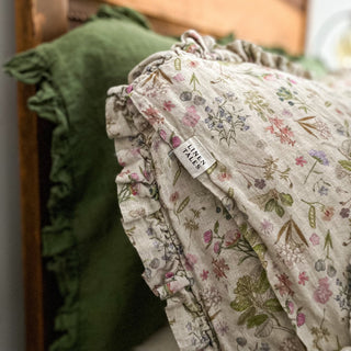 Botani Linen Pillowcase with Frills - Linen Tales B2B 4