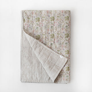 Botani & Melange Linen Quilted Blanket - Linen Tales B2B 