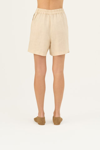 Brazilian Sand Linen Mirabilis Shorts - Linen Tales B2B 5
