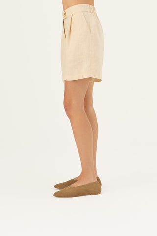 Brazilian Sand Linen Mirabilis Shorts - Linen Tales B2B 4