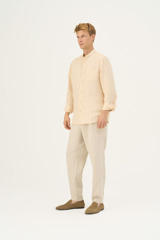 Brazilian Sand Linen Snapdragon Shirt - Linen Tales Global 4
