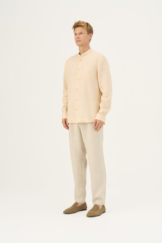 Brazilian Sand Linen Snapdragon Shirt - Linen Tales Global 