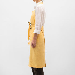 Butter Linen Chef Apron - Linen Tales B2B 