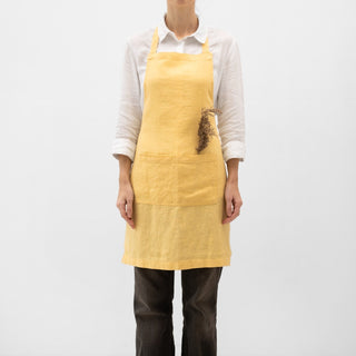 Butter Linen Daily Apron - Linen Tales B2B 1