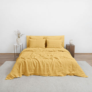 Butter Linen Duvet Cover - Linen Tales Global 