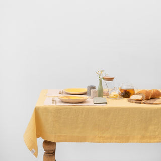 Butter Linen Tablecloth - Linen Tales B2B 